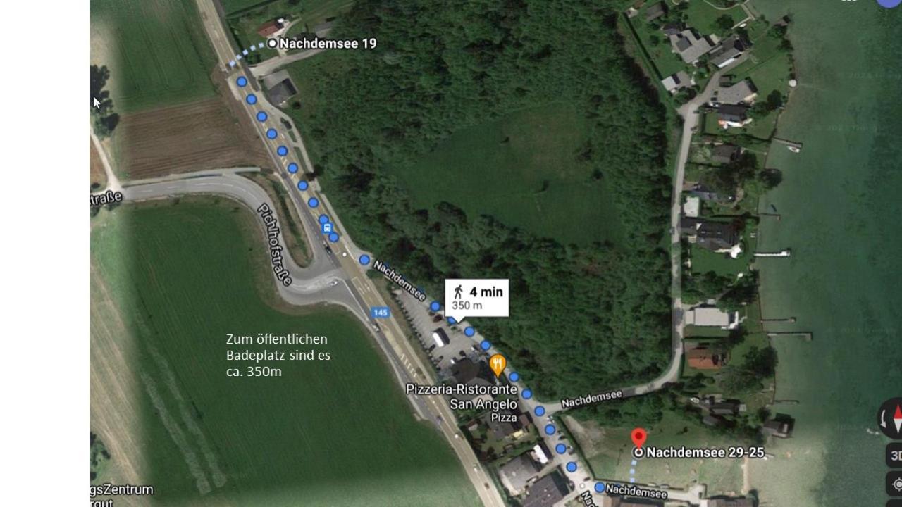Ferienhaeuschen Am Traunsee Mit Tretboot Zur Freien Nutzung Am Badeplatz Altmünster Exterior foto